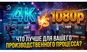 4K или 1080p: что лучше для вашего производственного процесса?